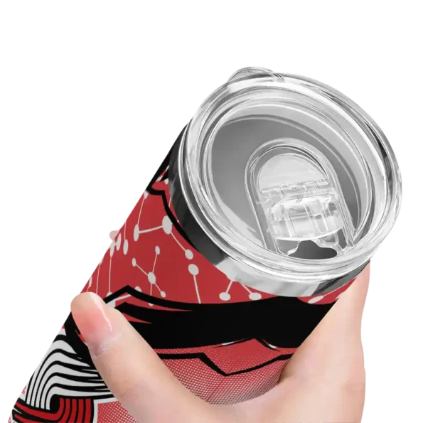 customized portland trail blazers helmet clash red skinny tumbler high quality.webp