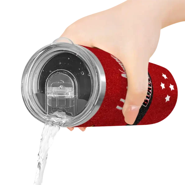 customized portland trail blazers star cluster red skinny tumbler latest model.webp