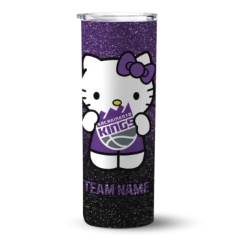customized sacramento kings hello kitty purple black skinny tumbler best selling 1.webp