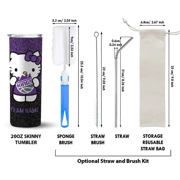 customized sacramento kings hello kitty purple black skinny tumbler new arrival.webp