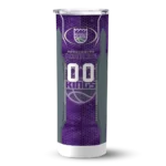 customized sacramento kings stacked diamond purple skinny tumbler best selling 1.webp