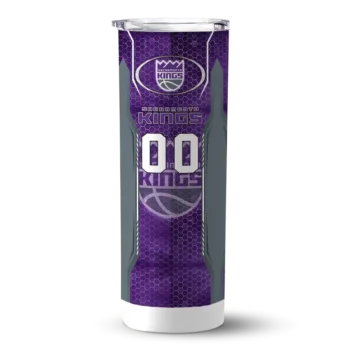 customized sacramento kings stacked diamond purple skinny tumbler best selling 1.webp