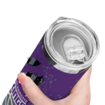customized sacramento kings star pop purple black skinny tumbler best selling 1.webp