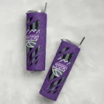 customized sacramento kings star pop purple black skinny tumbler best selling 1.webp