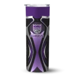 customized sacramento kings superman emblem purple black skinny tumbler best selling.webp
