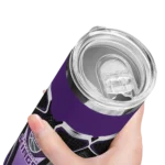 customized sacramento kings superman emblem purple black skinny tumbler best selling 1.webp