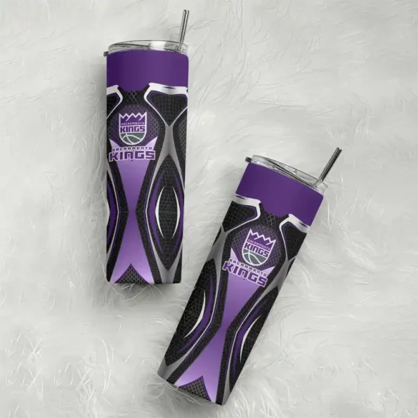 customized sacramento kings superman emblem purple black skinny tumbler top rated.webp