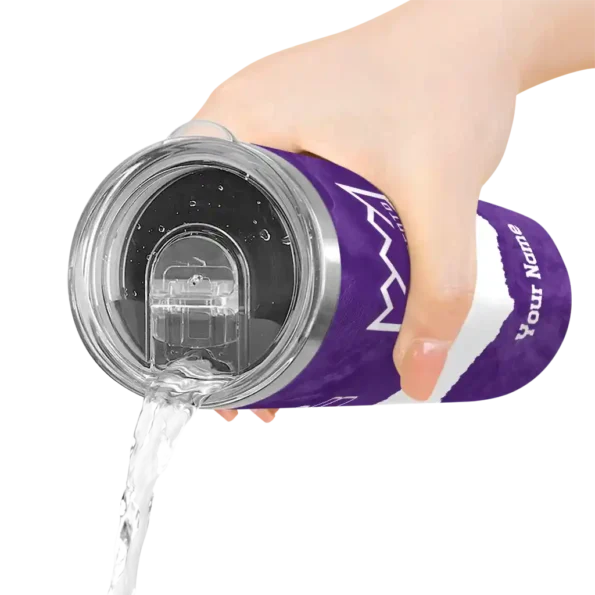 customized sacramento kings torn band purple white skinny tumbler latest model.webp