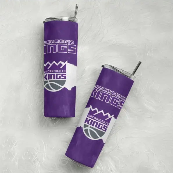 customized sacramento kings torn band purple white skinny tumbler top rated.webp