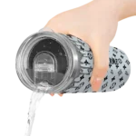 customized san antonio spurs camo streak silver skinny tumbler best selling 1.webp