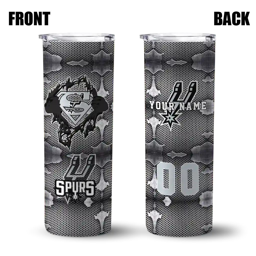 customized san antonio spurs chevron v silver gray skinny tumbler fashion forward.webp customized san antonio spurs chevron v silver gray skinny tumbler fashion forward.webp