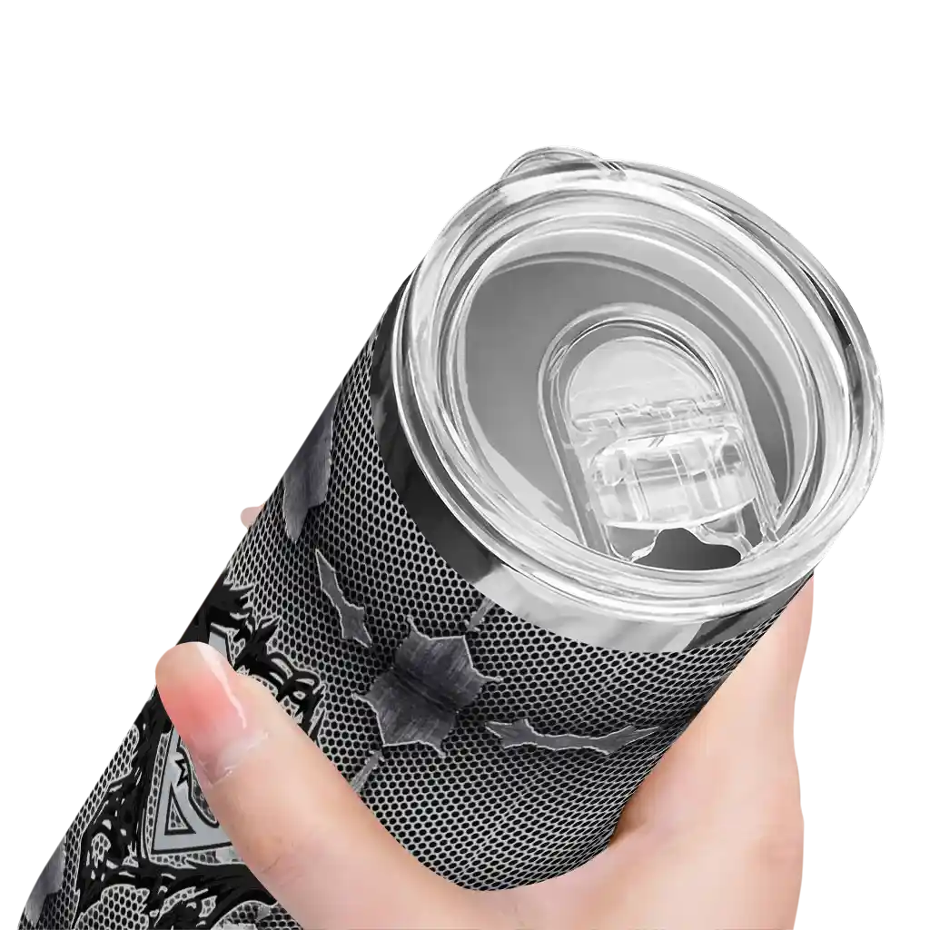 customized san antonio spurs chevron v silver gray skinny tumbler high quality.webp customized san antonio spurs chevron v silver gray skinny tumbler high quality.webp