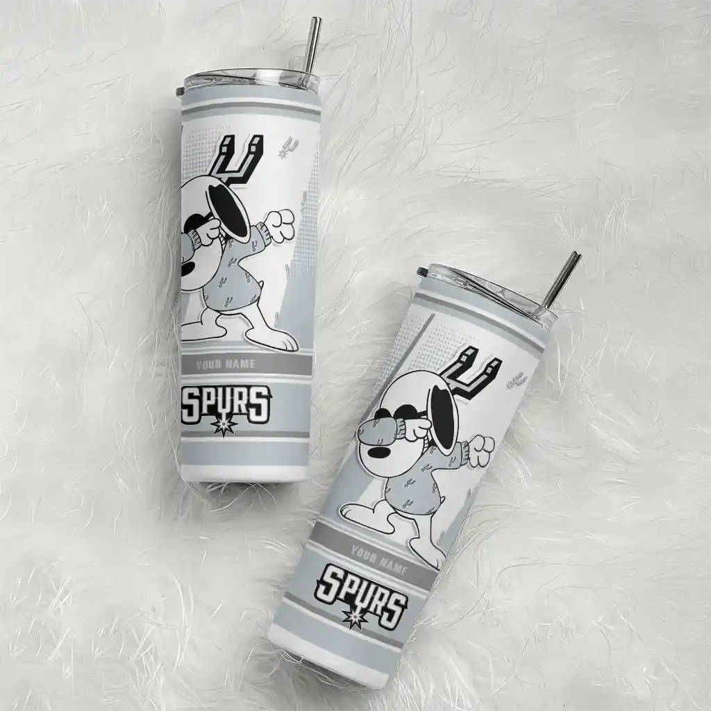 customized san antonio spurs snoopy dog silver white skinny tumbler top rated.webp customized san antonio spurs snoopy dog silver white skinny tumbler top rated.webp