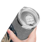 customized san antonio spurs sparkle lips silver skinny tumbler best selling 1.webp