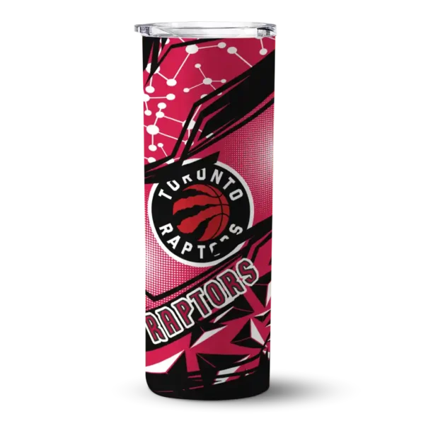 customized toronto raptors helmet clash red skinny tumbler best selling 1.webp