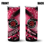 customized toronto raptors helmet clash red skinny tumbler best selling 1.webp