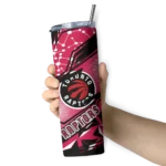 customized toronto raptors helmet clash red skinny tumbler best selling 1.webp