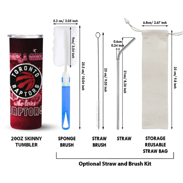 customized toronto raptors rose romance red black skinny tumbler new arrival.webp