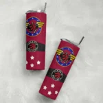 customized toronto raptors star cluster red skinny tumbler best selling 1.webp