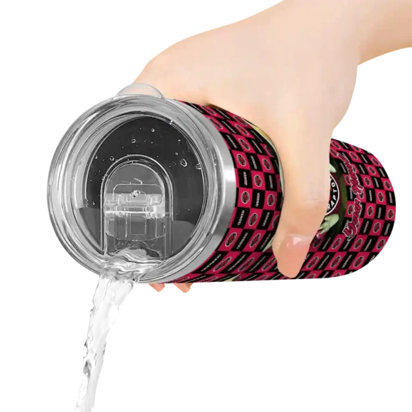 customized toronto raptors yoda cozy red black skinny tumbler latest model.webp
