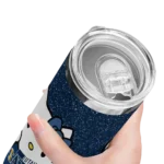 customized utah jazz hello kitty navy black skinny tumbler best selling 1.webp