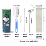 customized utah jazz snoopy attitude navy skinny tumbler best selling 1.webp