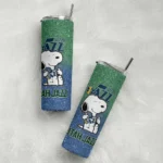 customized utah jazz snoopy attitude navy skinny tumbler best selling 1.webp