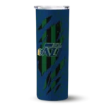 customized utah jazz star pop navy black skinny tumbler best selling 1.webp