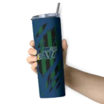 customized utah jazz star pop navy black skinny tumbler best selling 1.webp