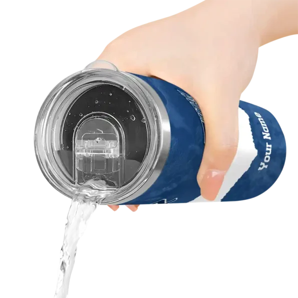 customized utah jazz torn band navy white skinny tumbler latest model.webp