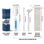 customized utah jazz torn band navy white skinny tumbler best selling 1.webp
