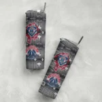customized washington wizards chevron v blue gray skinny tumbler best selling 1.webp