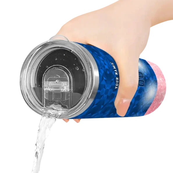 customized washington wizards starburst tiles blue skinny tumbler latest model.webp