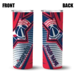 customized washington wizards web stripes blue white skinny tumbler best selling 1.webp