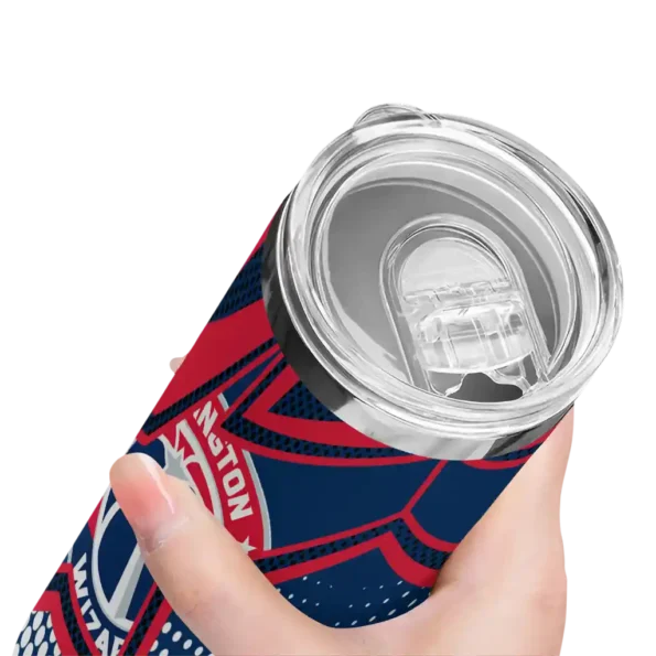 customized washington wizards web stripes blue white skinny tumbler high quality.webp