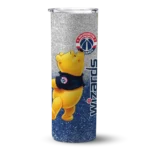 customized washington wizards winnie the pooh blue gray skinny tumbler best selling 1.webp