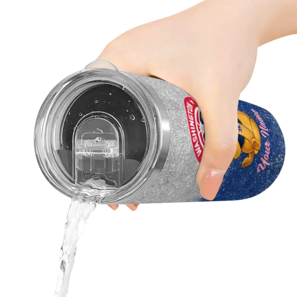 customized washington wizards winnie the pooh blue gray skinny tumbler latest model.webp