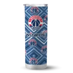 customized washington wizards zipper leopard blue skinny tumbler best selling 1.webp