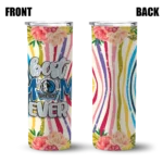 dallas mavericks flower cluster skinny tumbler best selling 1.webp