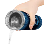dallas mavericks radiant glitter blue skinny tumbler best selling 1.webp