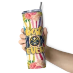 denver nuggets flower cluster skinny tumbler best selling 1.webp