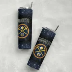 denver nuggets radiant glitter blue skinny tumbler best selling 1.webp