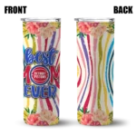 detroit pistons flower cluster skinny tumbler best selling 1.webp