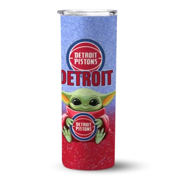 detroit pistons yoda smile red skinny tumbler best selling 1.webp