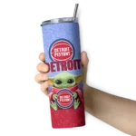 detroit pistons yoda smile red skinny tumbler best selling 1.webp