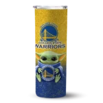 golden state warriors yoda smile blue skinny tumbler best selling 1.webp