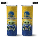 golden state warriors yoda smile blue skinny tumbler best selling 1.webp