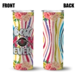 houston rockets flower cluster skinny tumbler best selling 1.webp