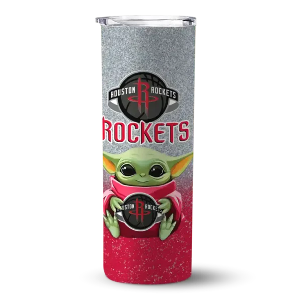houston rockets yoda smile red skinny tumbler best selling 1.webp