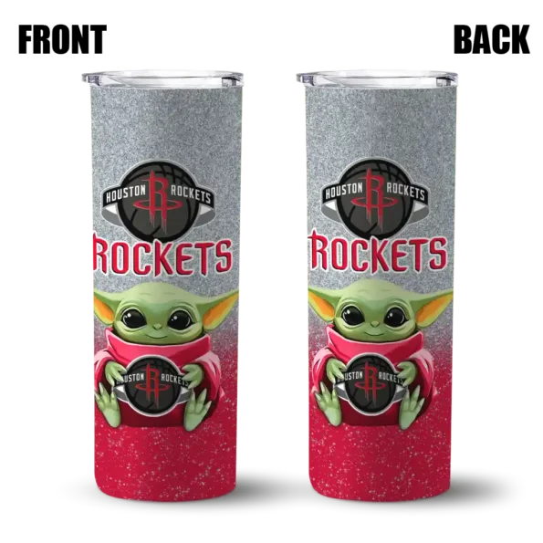 houston rockets yoda smile red skinny tumbler fashion forward.webp